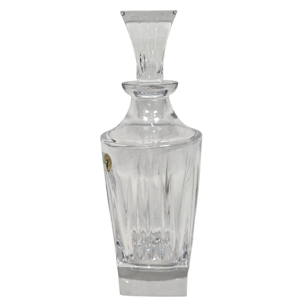 Waterford Clarion Decanter Vintage Clear Lead Crystal Wedge Cut Barware 12.5in